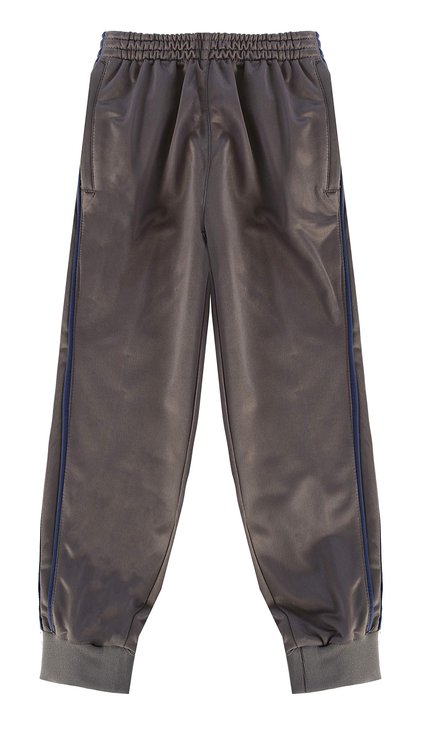 Gioberti Boys' Athletic Jogger Pants with Ribbed Cuffs - Comfortable Running & Training Pants for Kids - Perfect for Sports, Gym, and Casual Wear