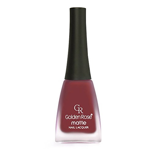 Golden Rose Matte Nail Polish - 05 Tall Poppy Red | Long Lasting Vegan Nail Lacquer | Cruelty Free Nail Color for Women | Perfect for Parties, Weddings & Everyday Wear