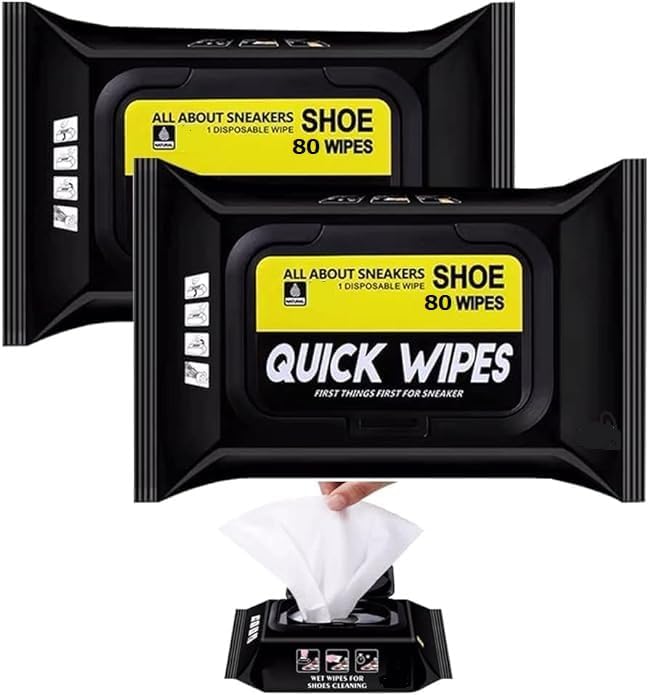 **LNT Shoe Wipes - Instant Sneaker Cleaner for Quick Dirt & Stain Removal | Reusable Shoe Cleaning Wipes for Sneakers, Running Shoes & Casual Footwear | Perfect for Gym, Travel & Outdoor Activities**