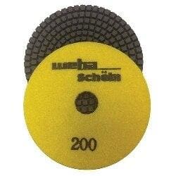 4 Inch Weha Diamond Polishing Pads for Granite, Marble & Concrete - 3.4mm Thick Wet/Dry Grinding Discs - Perfect for Countertop, Floor & Stone Restoration Projects