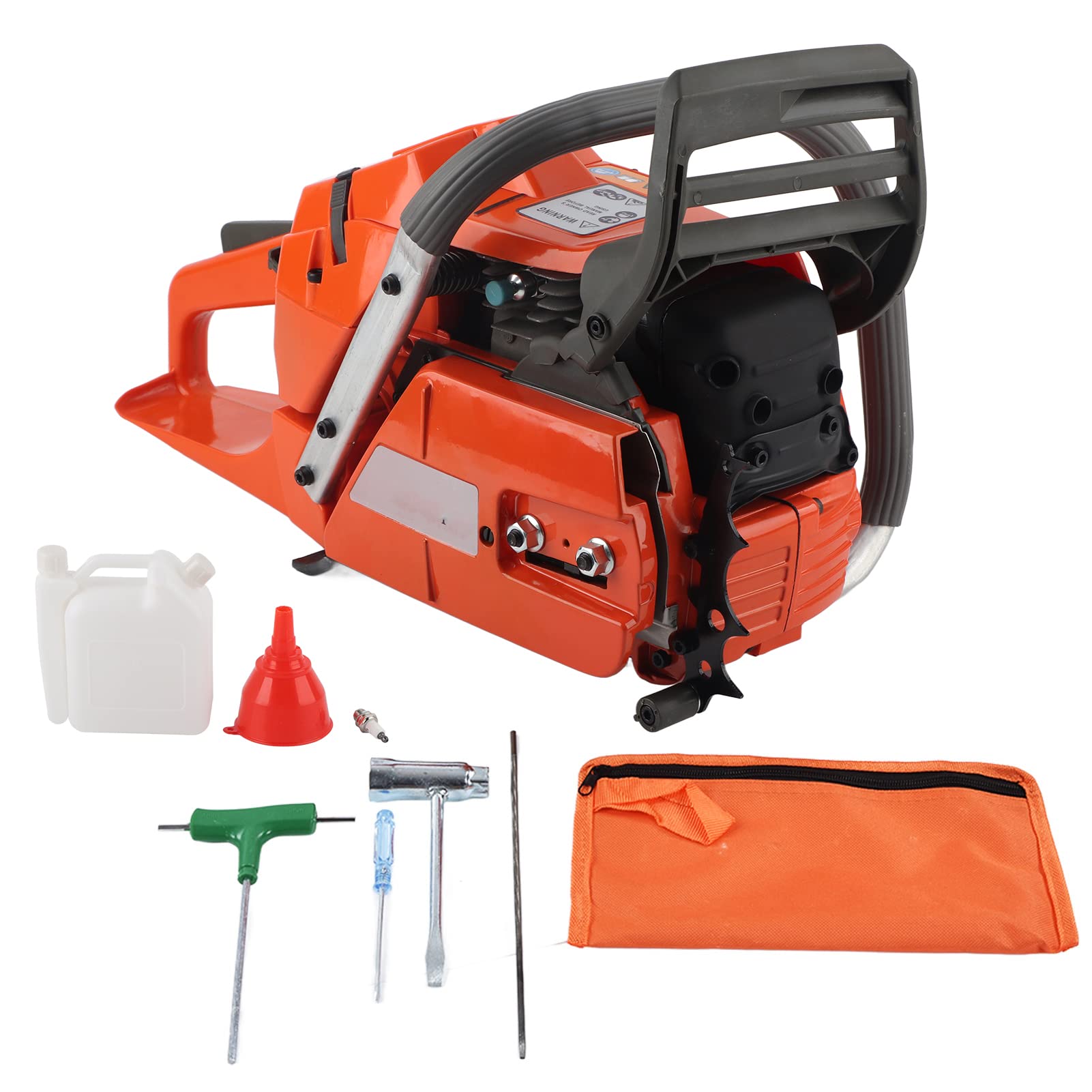 65.1CC 2-Stroke Gasoline Chainsaw Power Head - 3.4KW 9000RPM High Power for Garden, Lawn & Tree Cutting | Professional Wood Cutting & Landscaping Tool