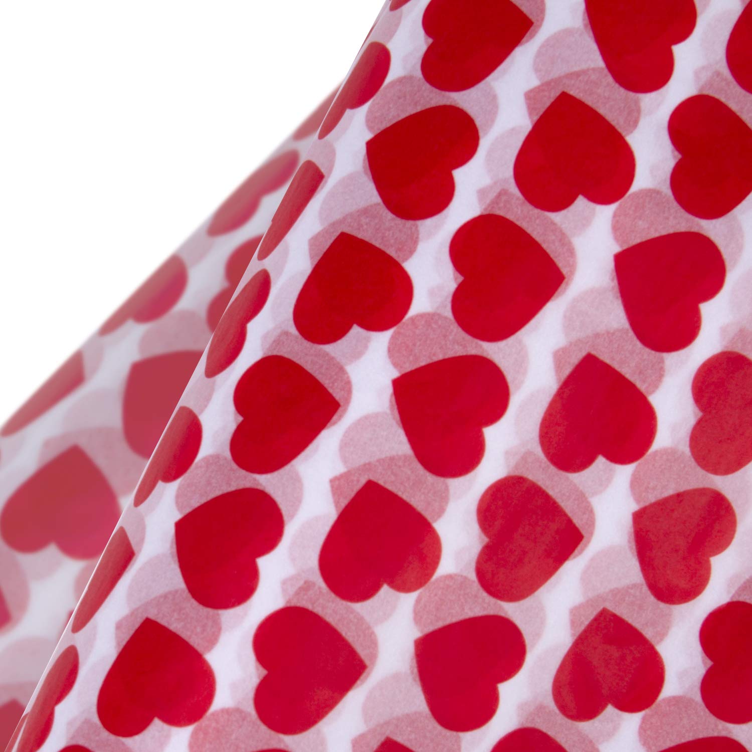 WRAPAHOLIC Premium Wrapping Tissue Paper - 24 Sheets 19.7x27.5 Inch Sweet Heart Design Bulk Gift Wrap for Packing, DIY Crafts, Birthday & Valentine's Day Presents