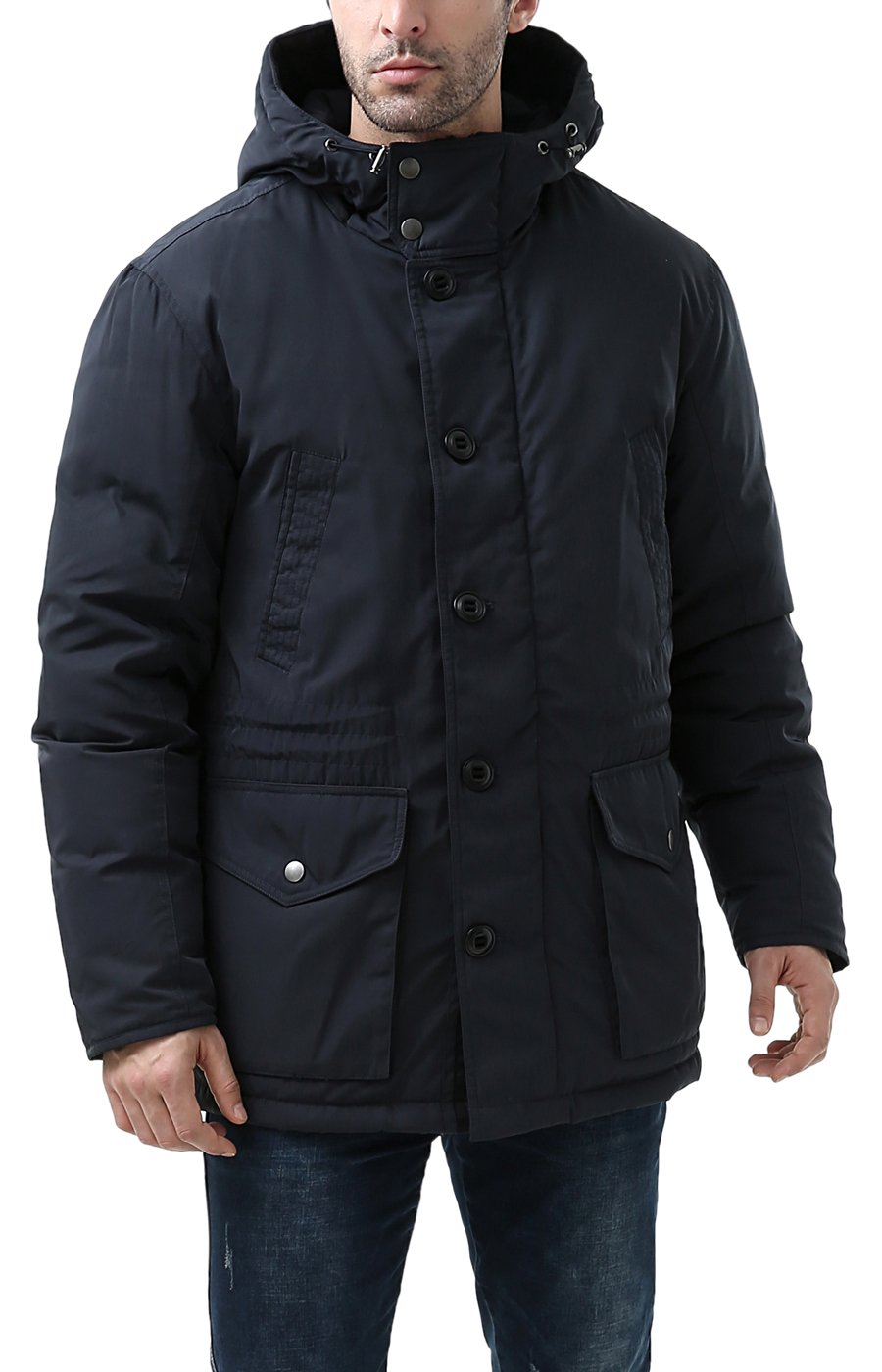 BGSD Men's Tommy Hooded Waterproof Down Parka Winter Coat - Insulated Jacket for Cold Weather | Regular & Tall Sizes | Perfect for Snowboarding, Skiing and Outdoor Winter Activities