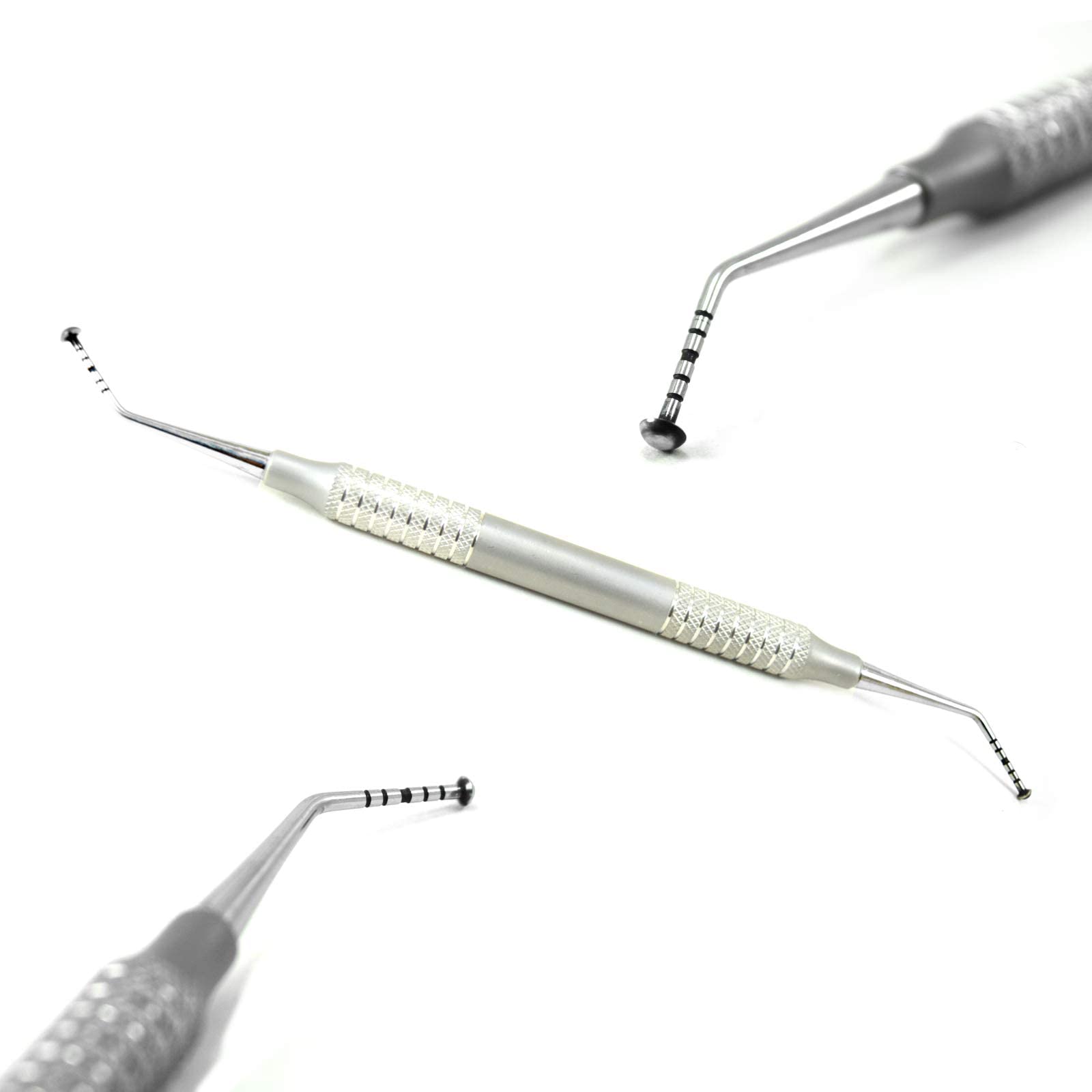 Professional Dental Osteotome Periotome Luxating Elevator Set for Implant & Orthodontic PDL Teeth | Surgical Root Extraction Spreading Tools (5-Piece Mushroom Elevators Kit) | Perfect for Dentists, Oral Surgeons & Dental Clinics