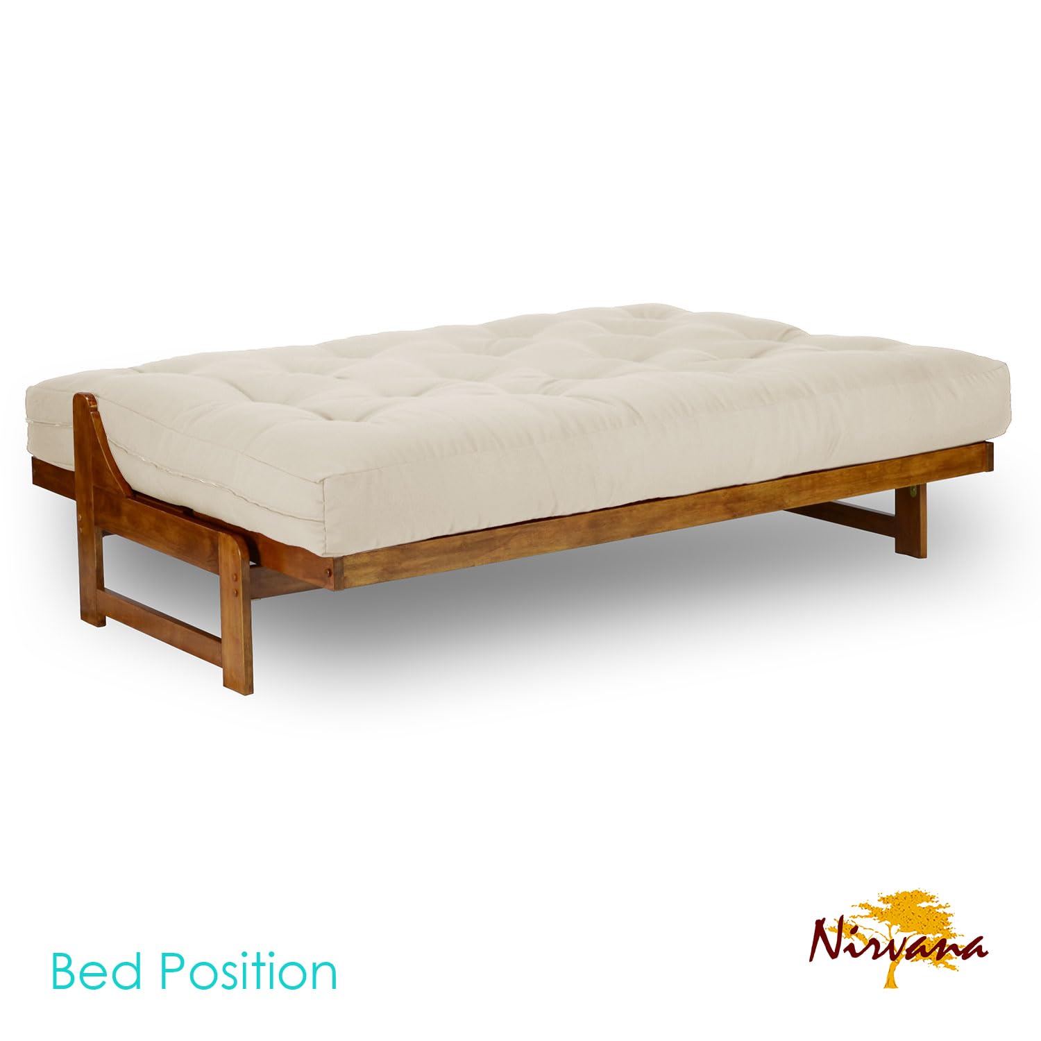Full Size Arden Futon Set with Frame & 8