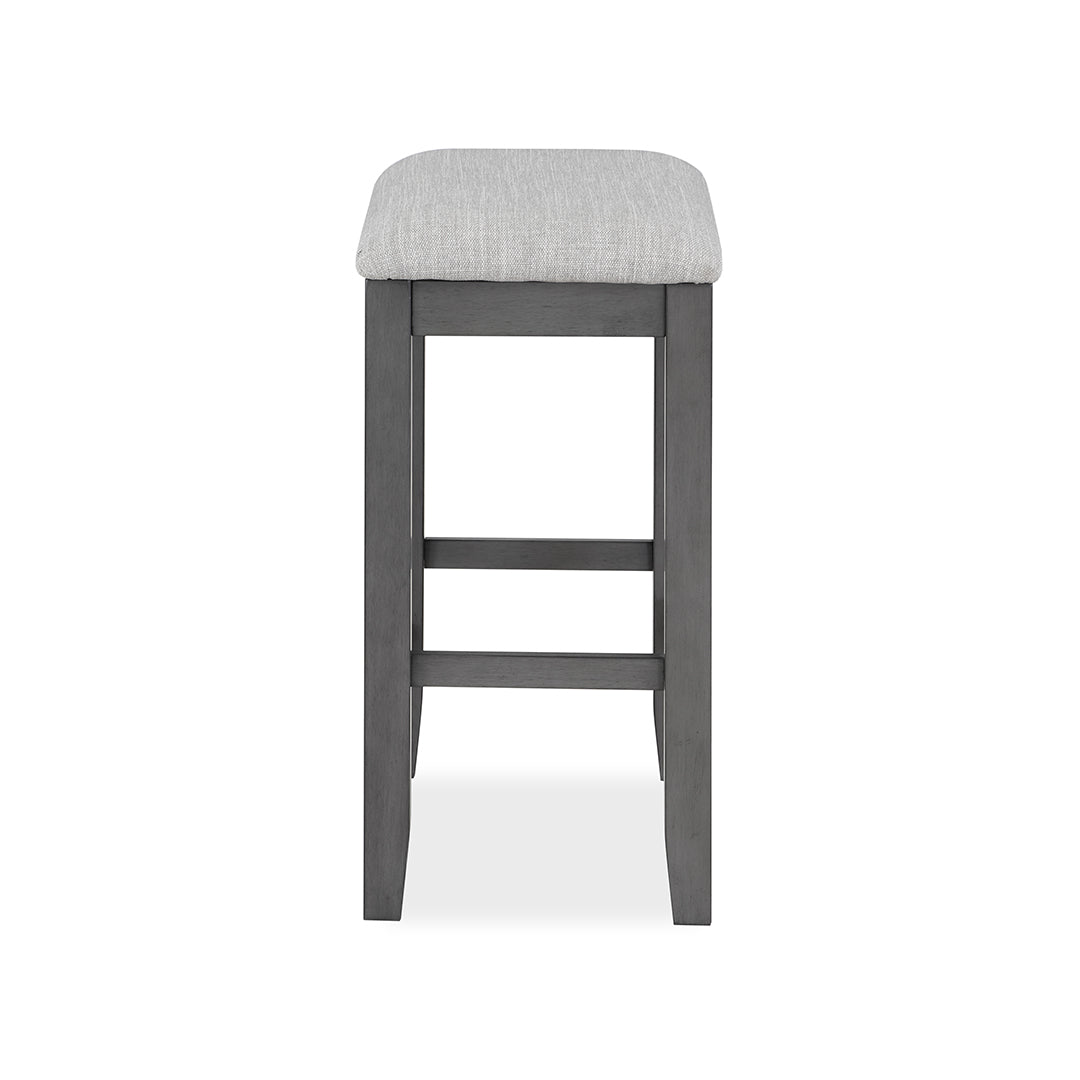 Bella Sofa Table with 2 Stools - Modern Gray Console Table for Living Room, Entryway & Small Spaces - Perfect for Coffee, Books & Decor Display