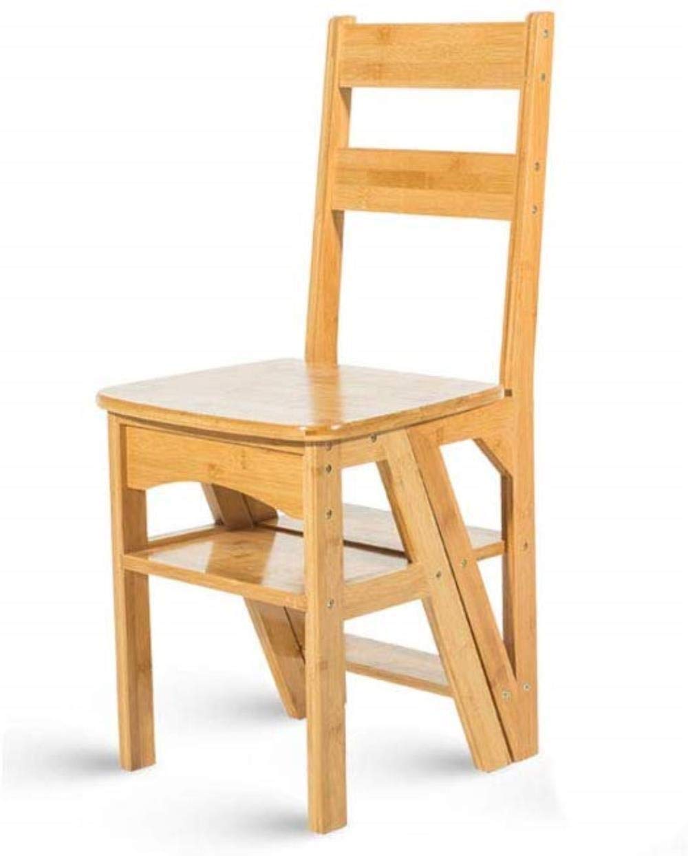 Multi-Purpose Foldable Step Stool for Home - Dual Use Ladder Stool with Storage Shelf, Non-Slip Indoor Climbing Step Stool - Perfect for Kitchen, Bathroom, Kids Room & Home Organization
