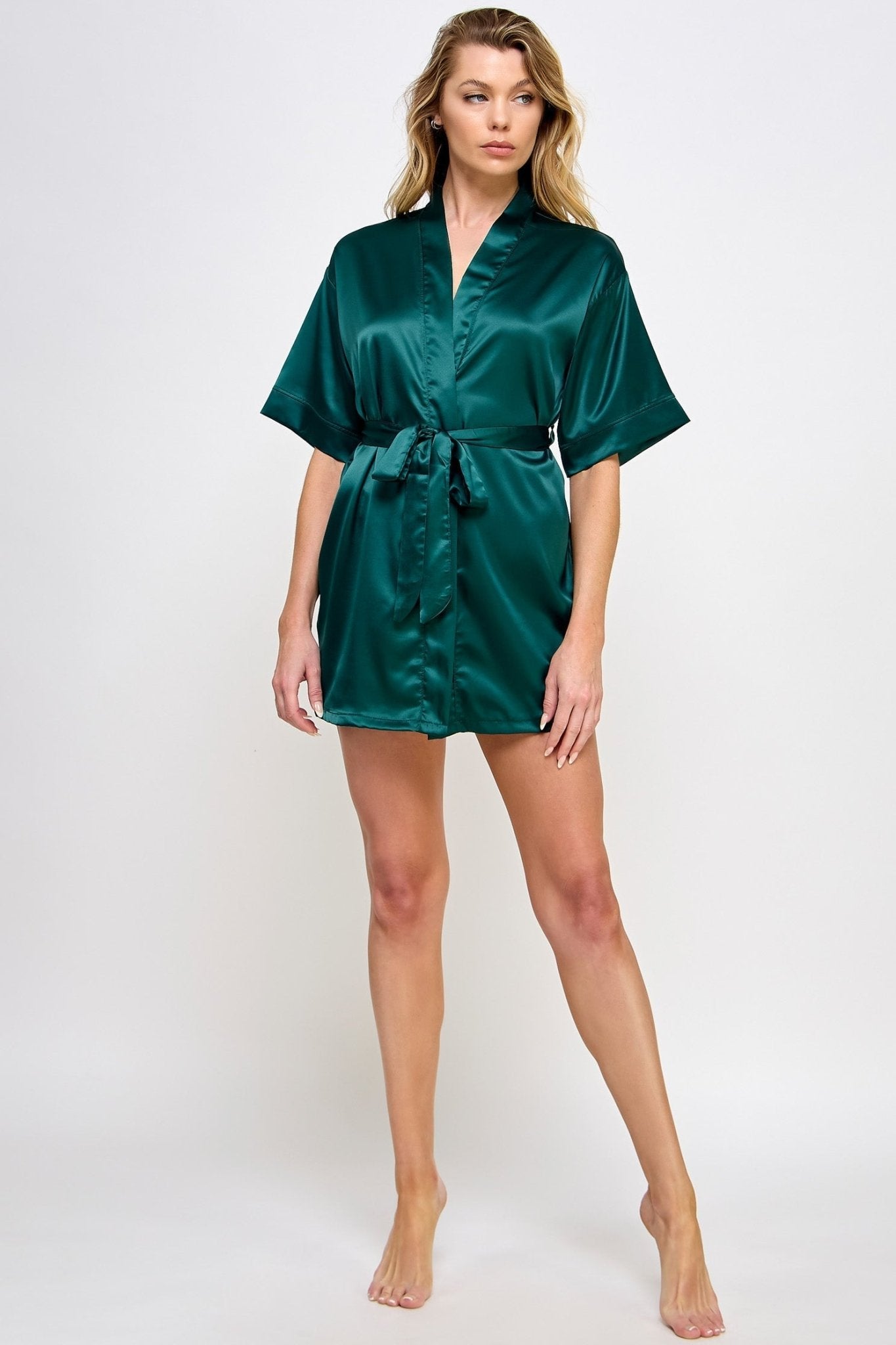 BeWicked Women's Vintage 1947 Getting Ready Robe - Soft Loungewear for Bridal Shower, Spa Day & Relaxation at Home