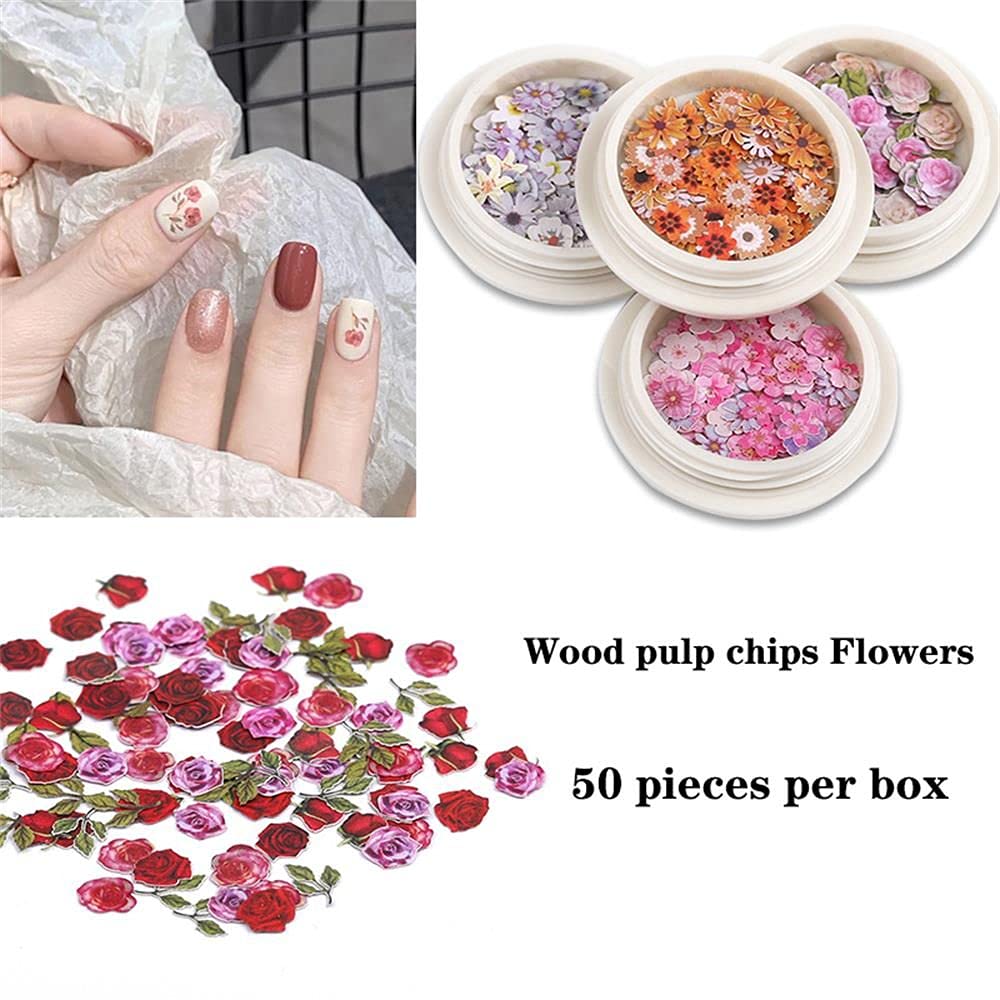 9 Boxes Nail Art Sequins - Glitter Flakes & Daisy Flowers for Romantic Nail Designs | DIY Manicure