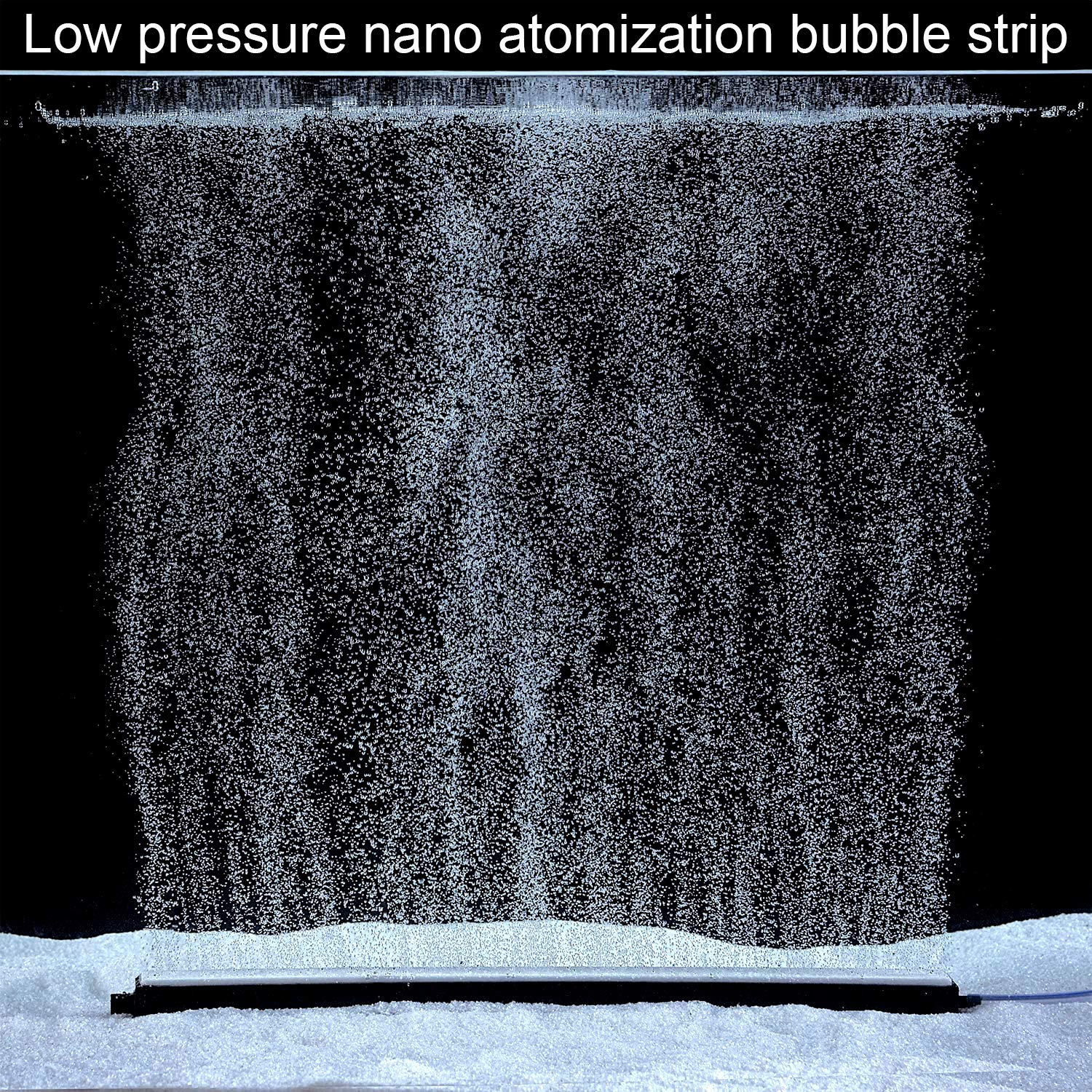 6.7'' Air Stone Bubble Diffuser for Aquarium Fish Tank - Oxygen Release Stone with Low Pressure Nanobubble Technology | Perfect for Freshwater/Saltwater Tanks, Hydroponics & Pond Aeration