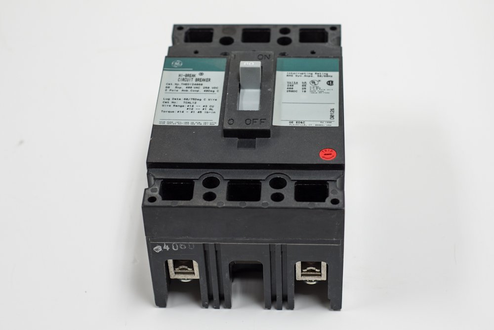 GE THED124100WL 20-Amp Single Pole Circuit Breaker - Compatible with General Electric Panels, for Home & Commercial Electrical Safety Protection - Perfect for Residential, Office, and Industrial Use