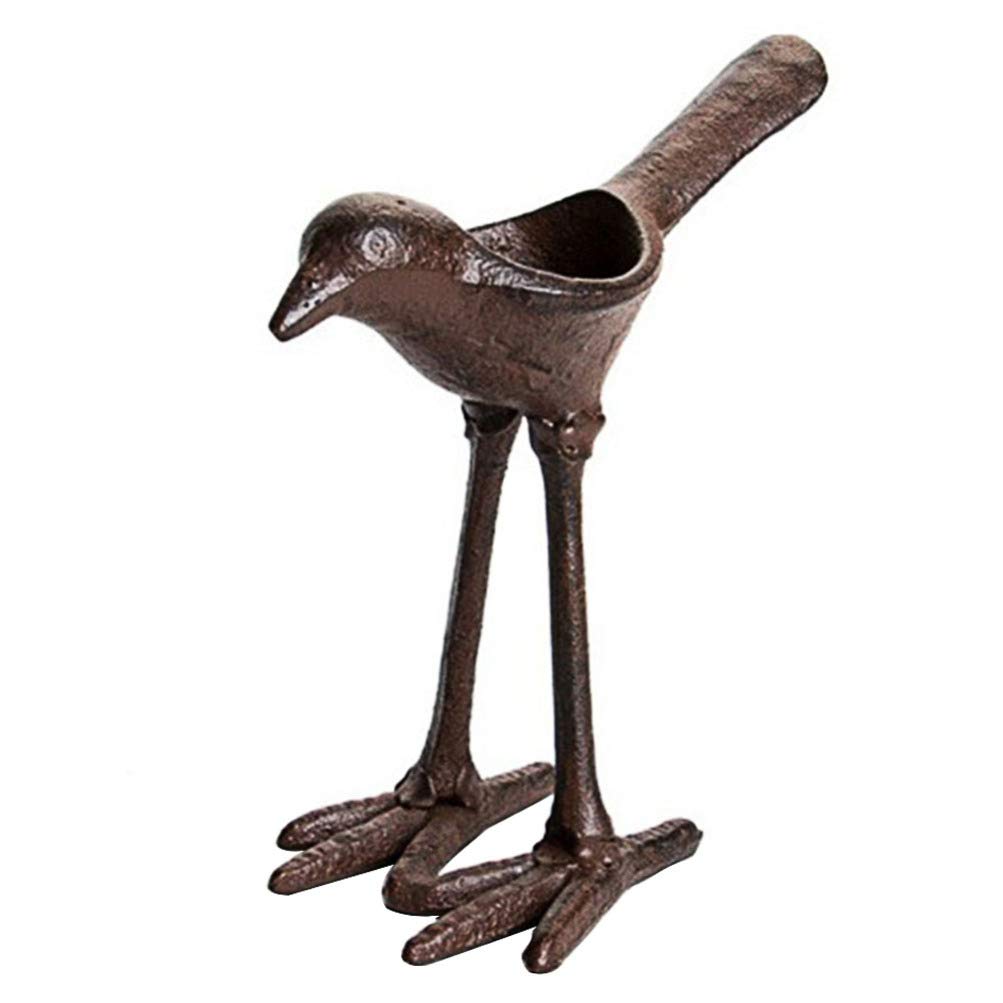 Vintage Iron Bird Tall Tealight Candle Holder - Christmas Dining Table Decor, Retro Home & Desk Decoration for Birthday, Wedding, Party - Perfect for Holiday Centerpieces and Cozy Ambiance