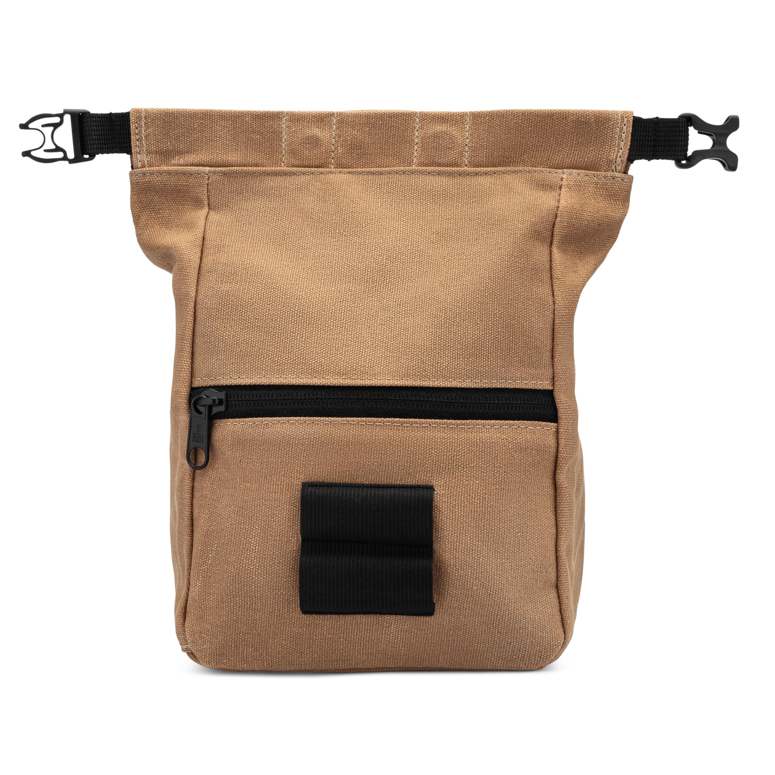 Kulshan Large Bouldering Chalk Bag for Rock Climbing - Magnetic Roll Down Closure, Brush Loop & Zippered Pockets - Perfect for Outdoor Climbing, Gym Training & Bouldering Adventures