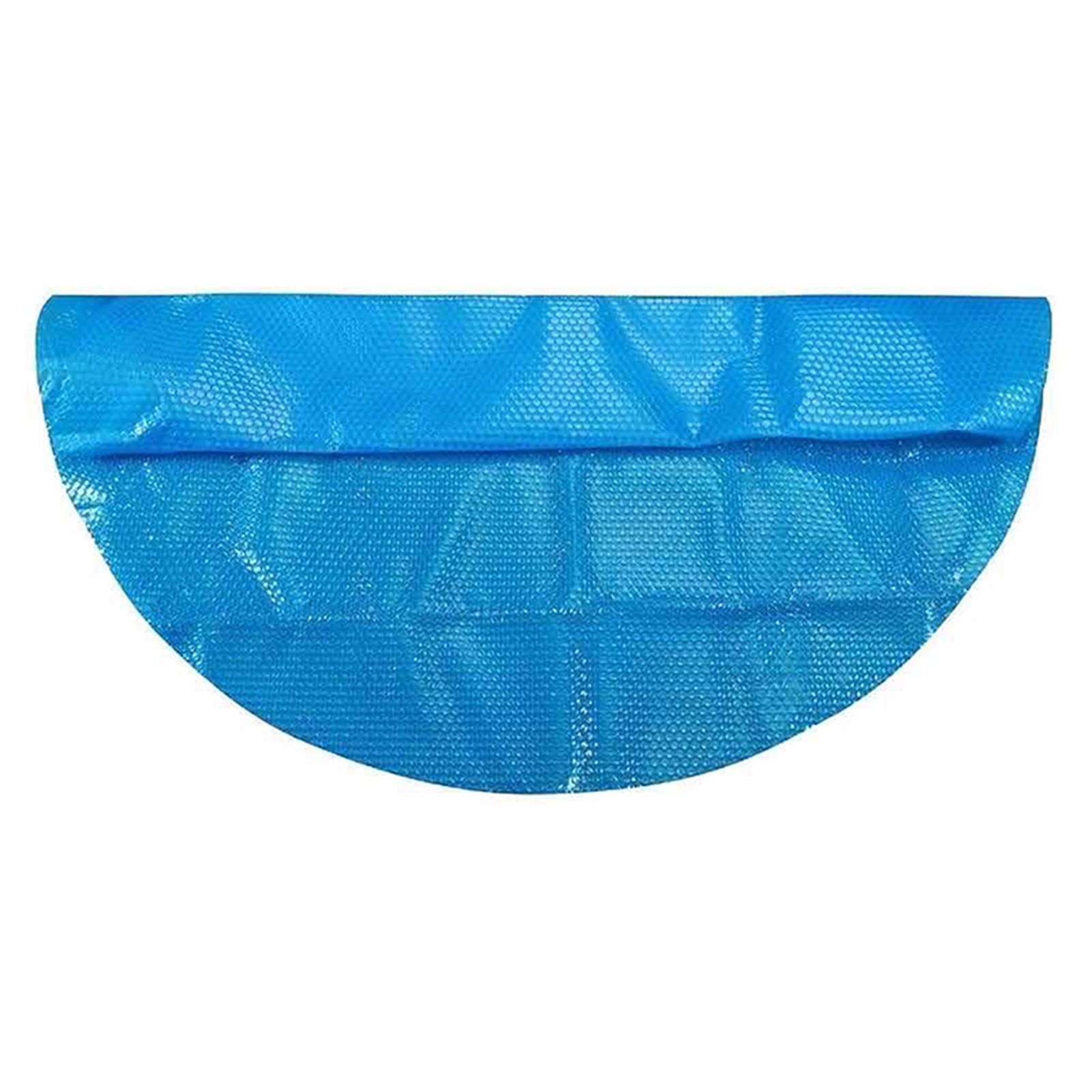 LEFUYAN 8ft/10ft/12ft Round Solar Pool Cover - Heavy Duty Swimming Pool Protector with Anti-Evaporation & Heat Retention for Above Ground Pools - Perfect for Summer, Winter & Year-Round Protection