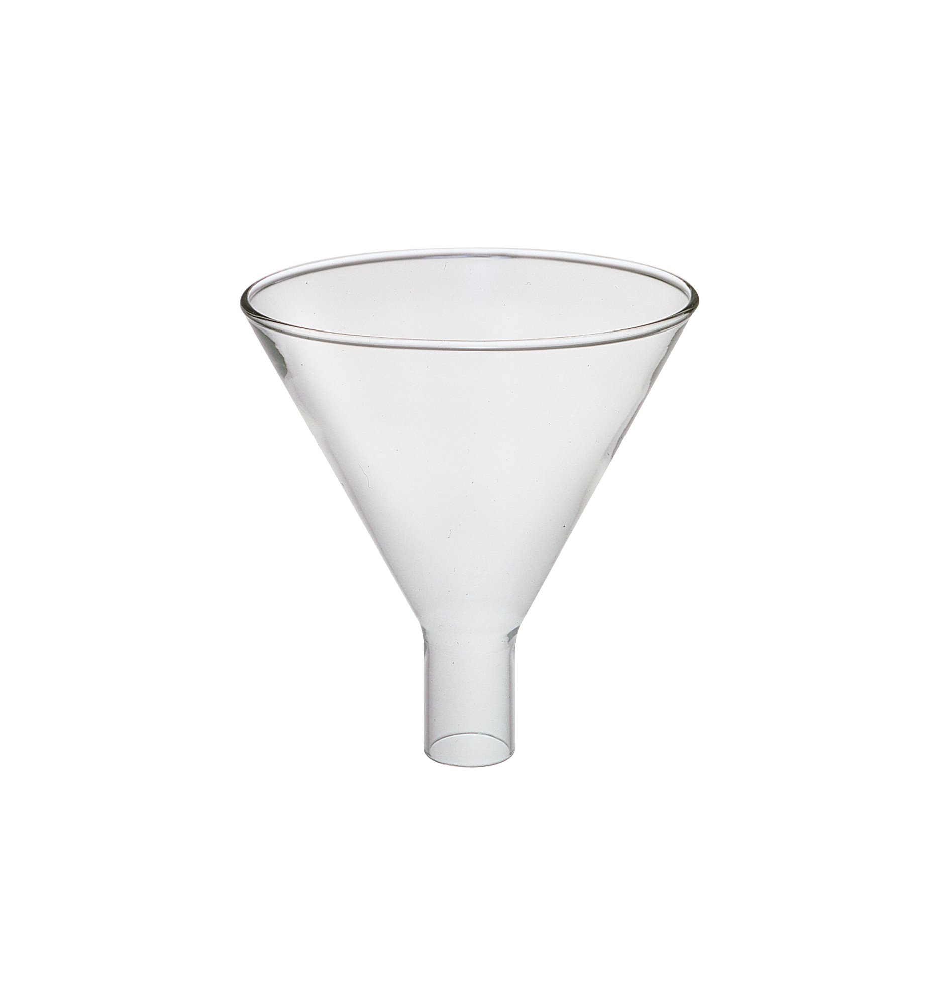 Pyrex Borosilicate Glass Powder Funnel - 65mm Top Diameter (Pack of 24) - Durable Lab & Kitchen Funnel for Chemicals, Spices, and Baking Ingredients