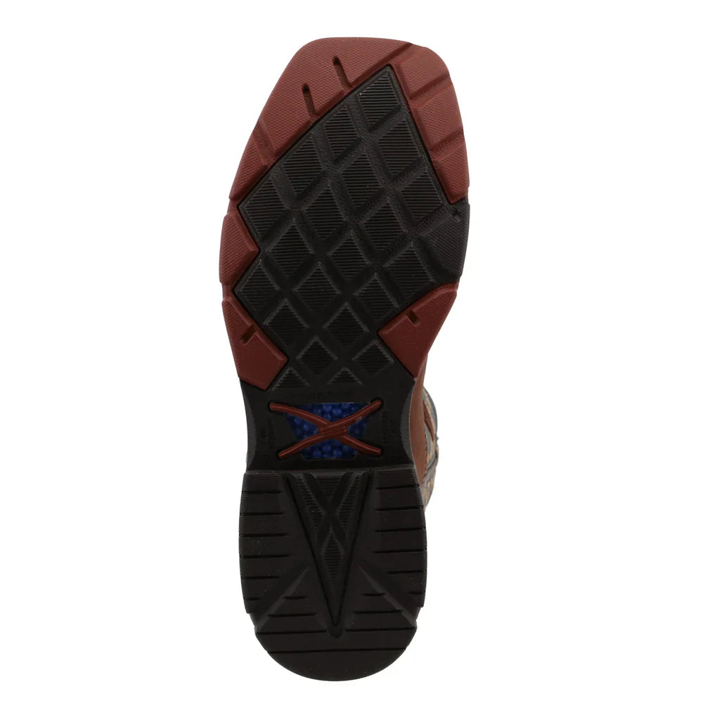 Men's 12 Western Work Boots - Durable Cowboy Boots for Ranch Work & Outdoor Activities | Perfect for Rodeo, Horseback Riding & Construction