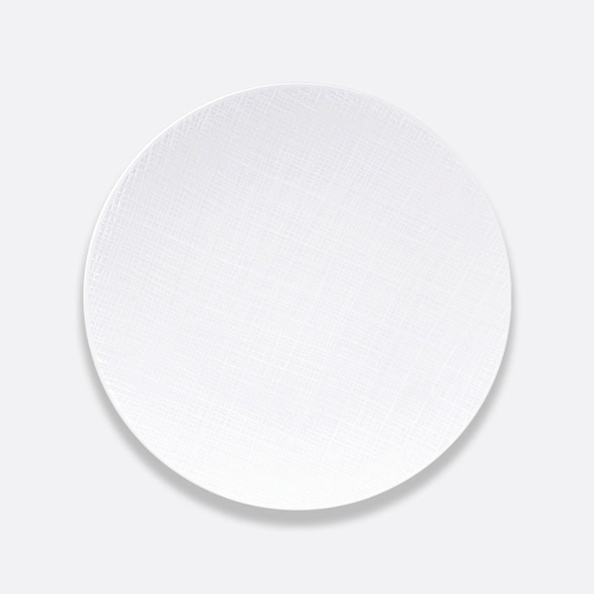 Bernardaud Organza Coupe Plate - Elegant Fine China Dessert Plate for Wedding, Bridal Shower & Special Occasions
