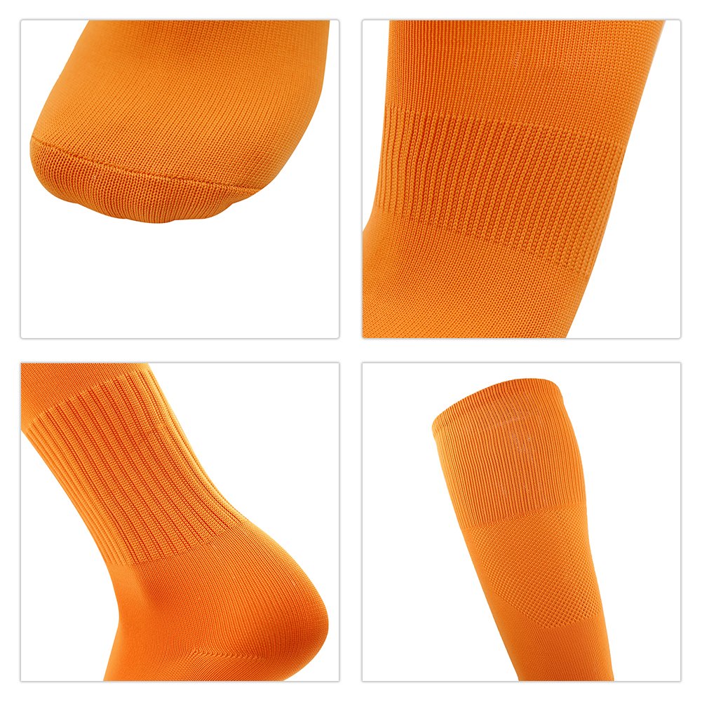 Unisex Knee High Compression Baseball Socks - 2-10 Pairs for Softball, Football & Soccer Teams | Moisture-Wicking Sports Socks for Men & Women | Perfect for Training, Games & Team Uniforms