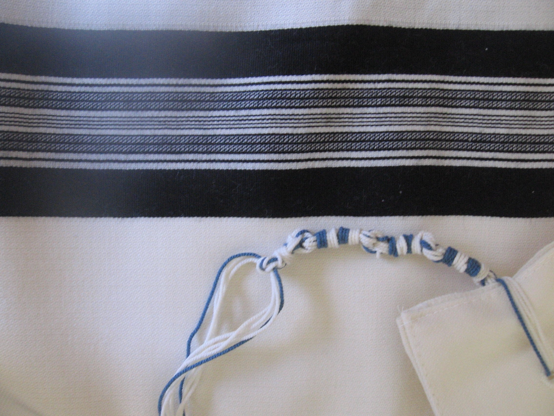 Authentic Techelet Tzitzit Strings - Handmade in Israel by Radzyn Chassidim - 50cm Thin Religious Threads - Perfect for Jewish Prayer Shawls & Tallit Accessories