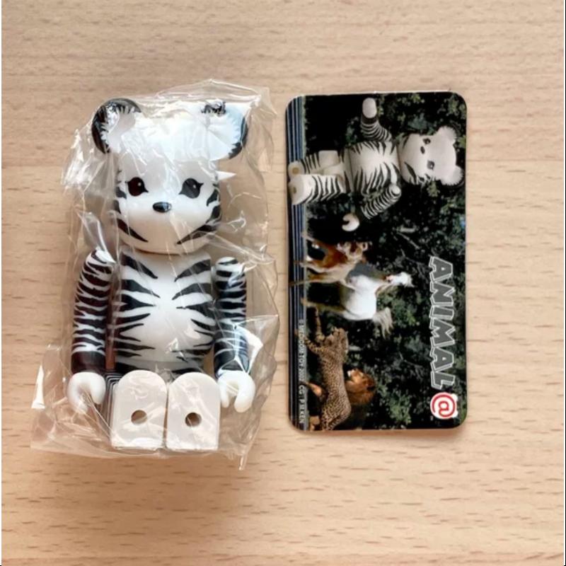 Be@rbrick Series 3 ANIMAL Zebra 100% Collectible Vinyl Art Toy - Perfect for Display, Gifts & Anime Collections