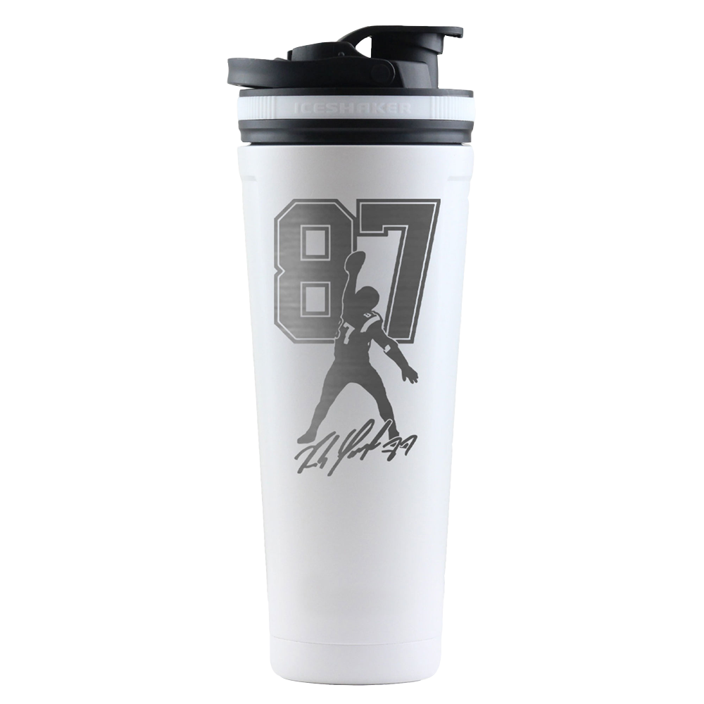 Gronk Signature Edition 36oz Protein Shaker Bottle - Leak Proof Gym Water Bottle for Workout, Bodybuilding & Post-Workout Recovery - BPA Free Sports Drink Mixer for Athletes & Fitness Enthusiasts
