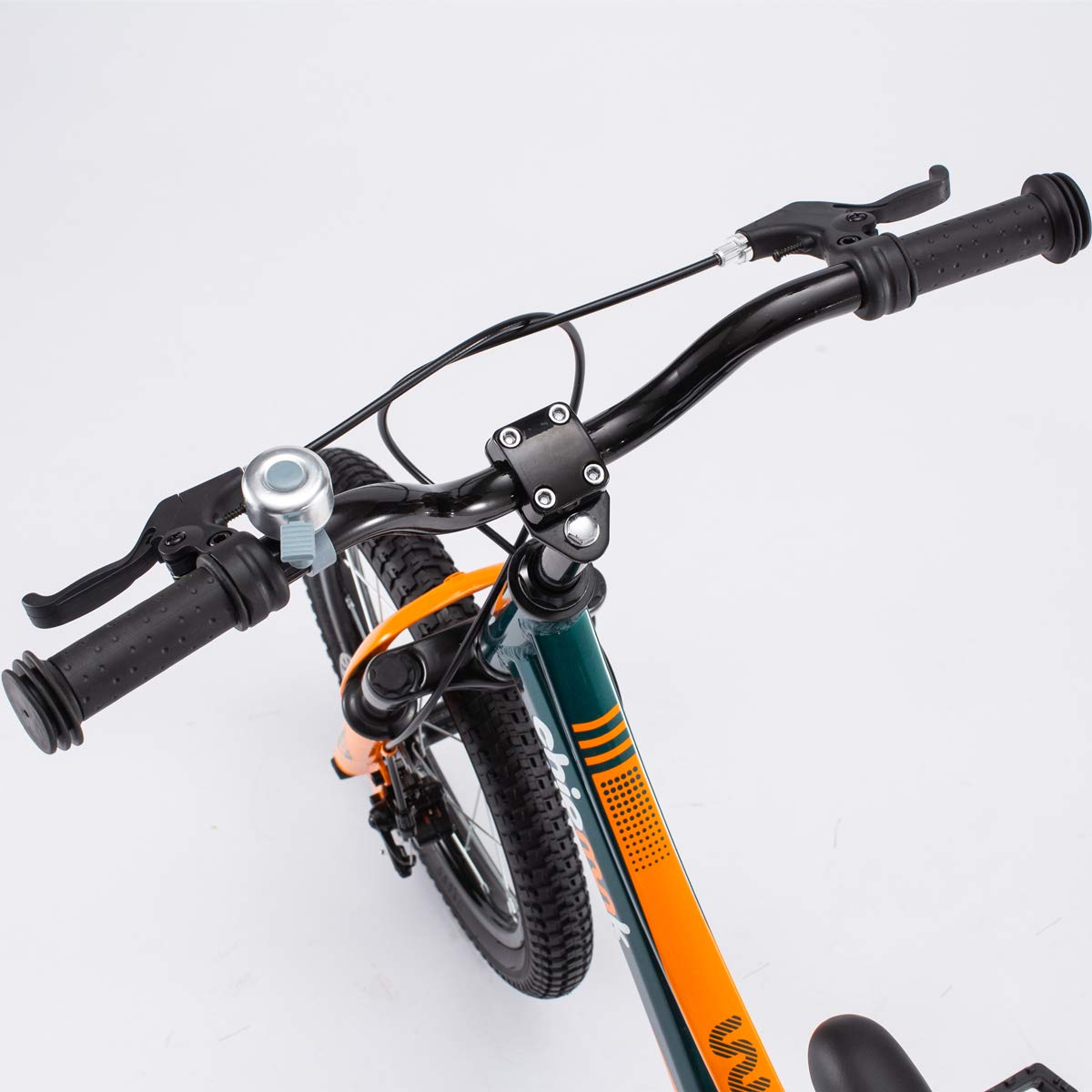 RoyalBaby Chipmunk Explorer 16 Inch Kids Bike with Dual Disc Brakes, Training Wheels, Kickstand & Bell - Complete Bike Tool Kit Included - Perfect Bicycle Gift for Boys & Girls Ages 4-8 Years Old - Ideal for Neighborhood Rides, Park Adventures & Learning to Cycle