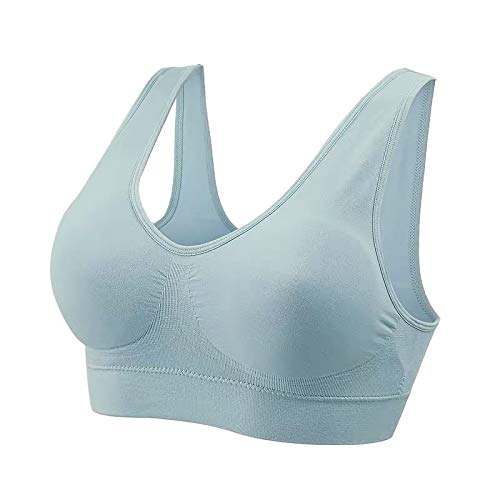 Women's Seamless Sports Bras - 3 Pack Yoga Bras with Removable Pads, Breathable Spandex for Running, Gym & Active Lifestyle