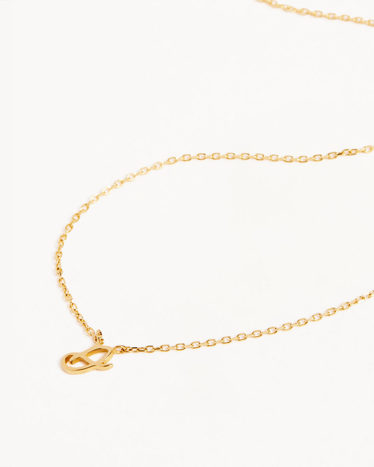 14K Solid Gold Love Letter Necklace for Women - Personalized Romantic Jewelry Gift for Her - Perfect for Anniversaries, Valentine's Day & Special Occasions