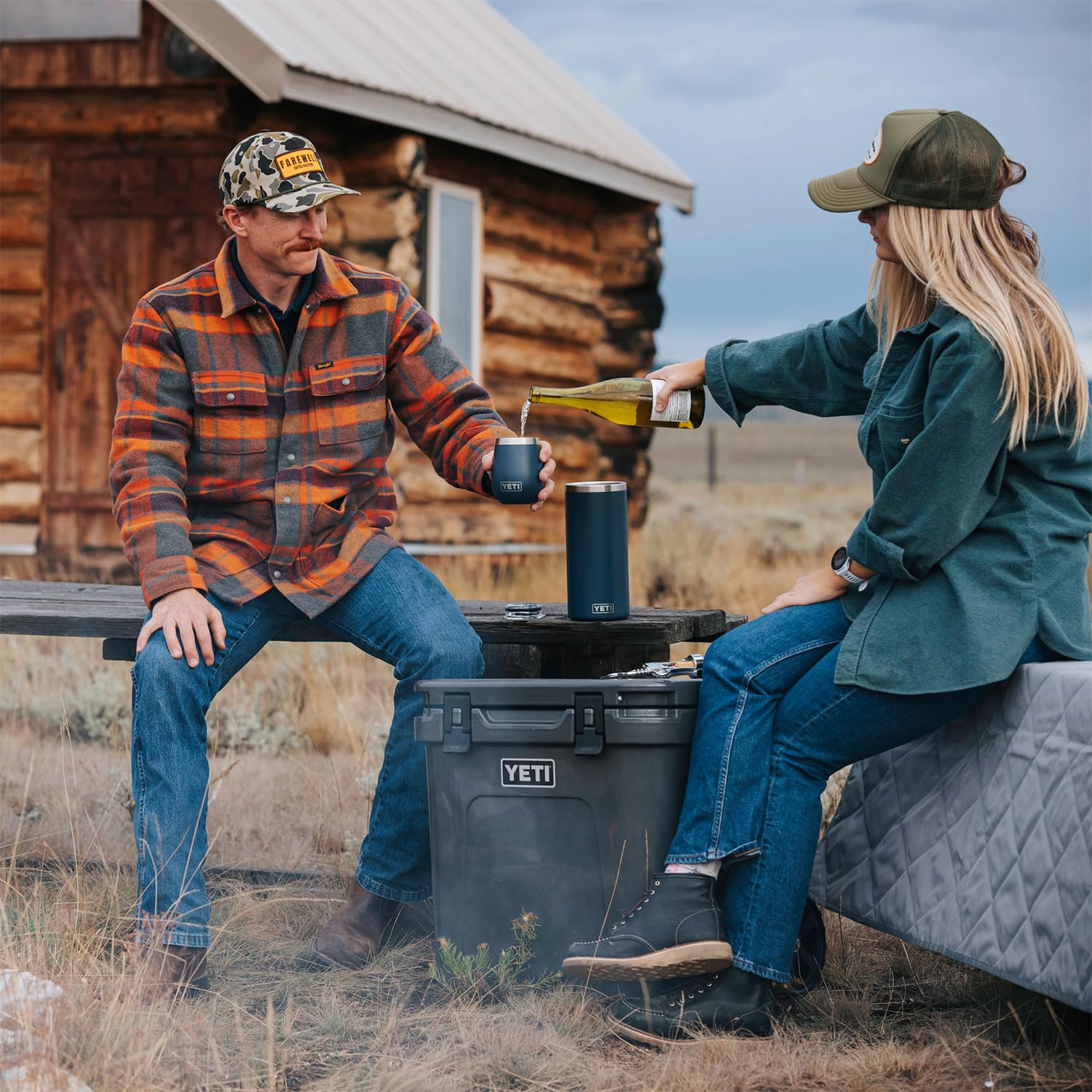 YETI Rambler Wine Chiller - Insulated Stainless Steel Wine Bottle Cooler for Chardonnay, Pinot Noir & Champagne | Perfect for Picnics, Beach Parties & Outdoor Dining