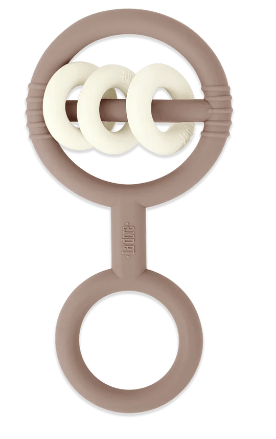 Adora Bebe Baby Rattle Teether Toy - Soft Chewable Teething Toy for Infants & Toddlers - Perfect for Soothing Sore Gums & Sensory Play