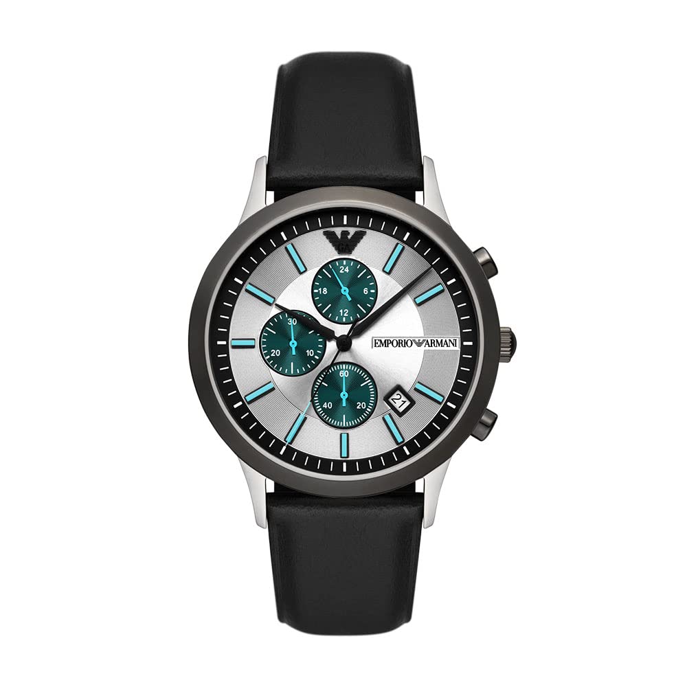 Emporio Armani Men's Luxury Chronograph Dress Watch - Stylish Analog Wristwatch for Business, Formal & Casual Wear
