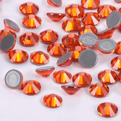 Premium 1440pcs 4mm Glass Flatback Rhinestones for DIY Clothing & Garment Decoration - High-Quality Drilling Fix Rhinestones for Sewing, Costumes, Jewelry Making & Craft Projects