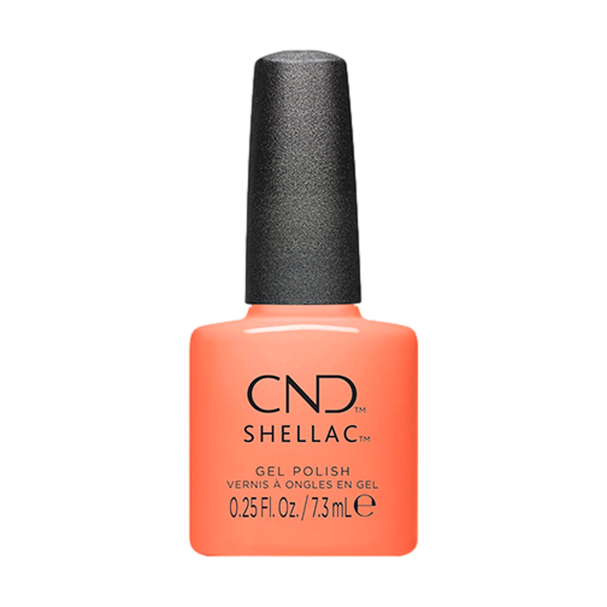 CND Shellac Nail Polish - Silky Sienna (0.25 fl oz) | Long-Lasting Gel Nail Color for Professional & At-Home Manicures | Perfect for Weddings, Parties & Everyday Wear