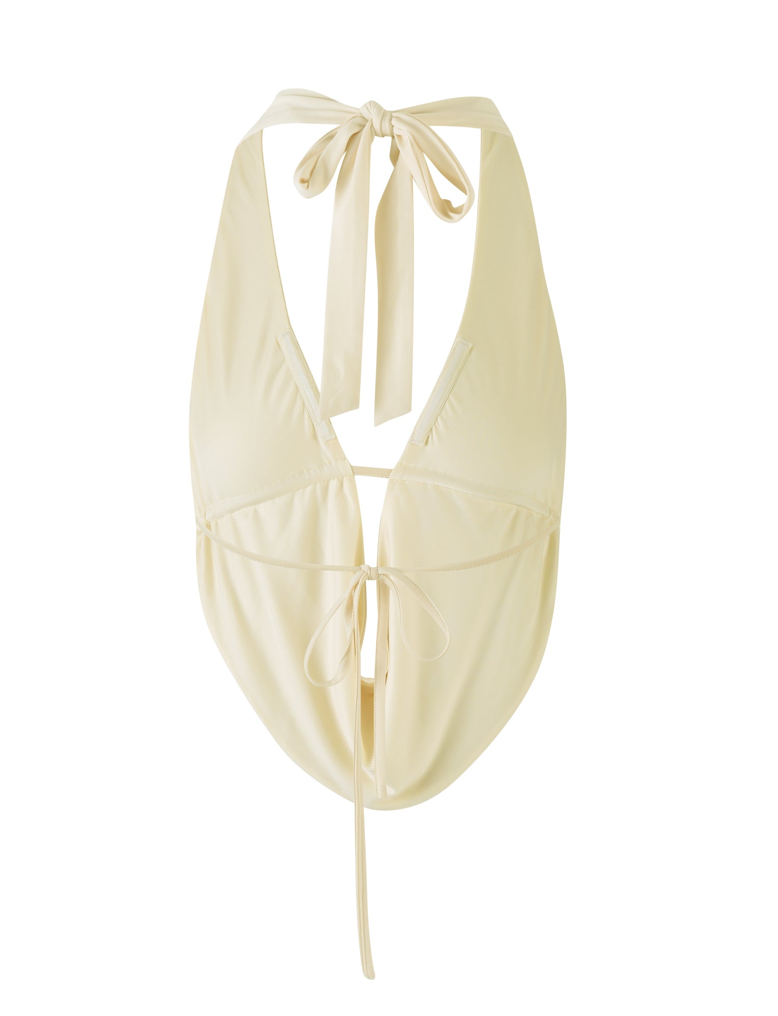 Pale Lemon Yellow Pearl Top - Elegant Women's Blouse for Casual & Office Wear