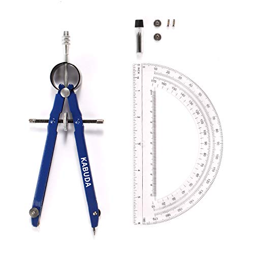 Blue Professional Precision Compass
