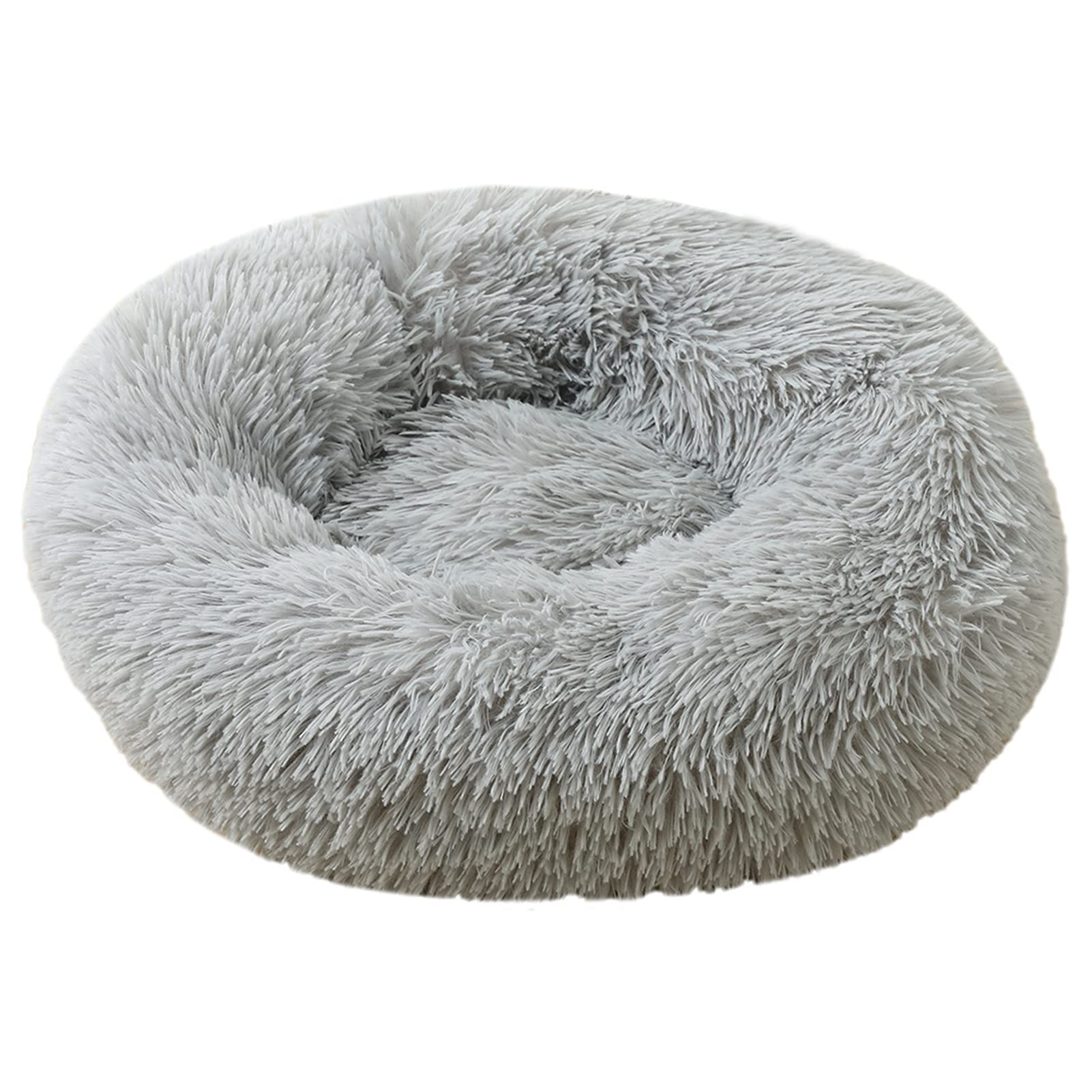 **Washable Round Donut Dog Bed with Soft Cushion - Plush & Comfortable Pet Bed for Small to Medium Dogs - Perfect for Sleeping, Lounging & Cuddling**