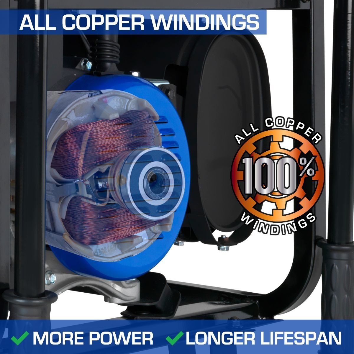 DuroMax XP12000E 9500W/12000W Dual Fuel Portable Generator with Electric Start - Ideal for Home Backup Power, Camping & Emergency Use