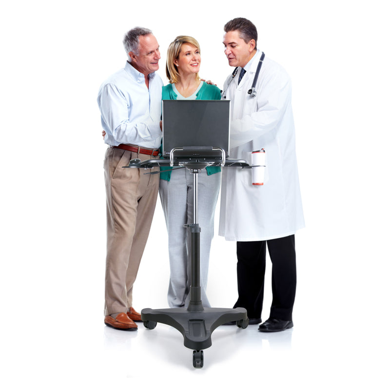 Adjustable Height Laptop Desk with ABS Platform - Portable Standing Desk for Home, Office & Gaming - Ergonomic Workstation for Better Posture & Comfort