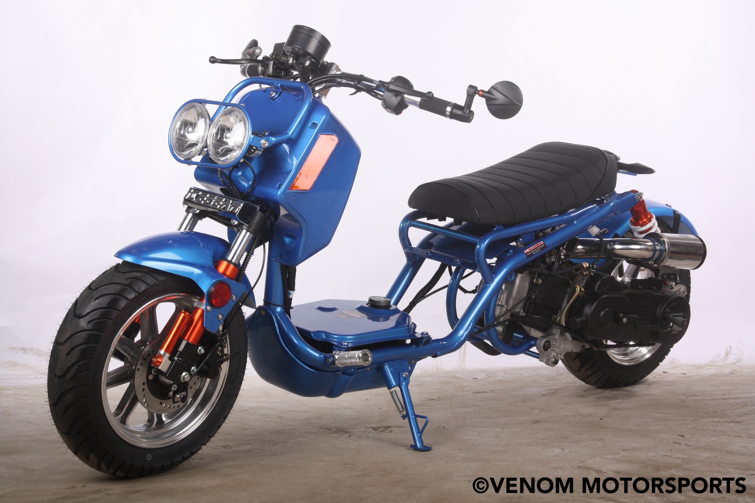 50cc Maddog Scooter Generation 4 - Automatic Transmission Gas Powered Moped for Adults - Perfect for Urban Commuting & Short Distance Travel