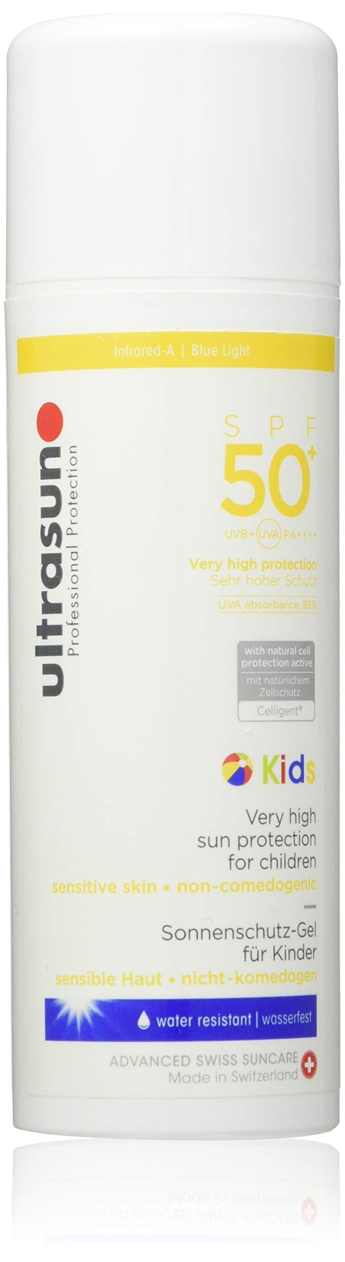 UltraSun SPF20 Glimmer Sensitive Formula Sunscreen Lotion - 150ml All Day Protection for Sensitive Skin | Daily Moisturizer with Shimmer for Face & Body