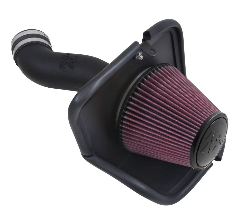 K&N High-Performance Cold Air Intake System with High-Flow Air Filter - Boosts Horsepower & Acceleration for 2014-2018 Jeep Cherokee (Model 63-1569) | Perfect for Off-Road Adventures & Performance Upgrades
