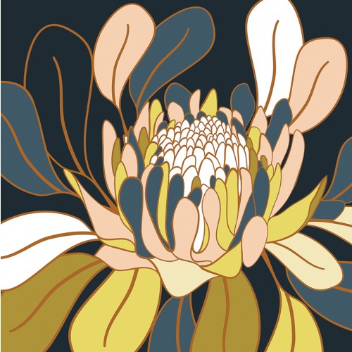 Premium Protea Majestic Greeting Card by Kirsten Katz - Perfect for Birthdays, Anniversaries & Special Occasions