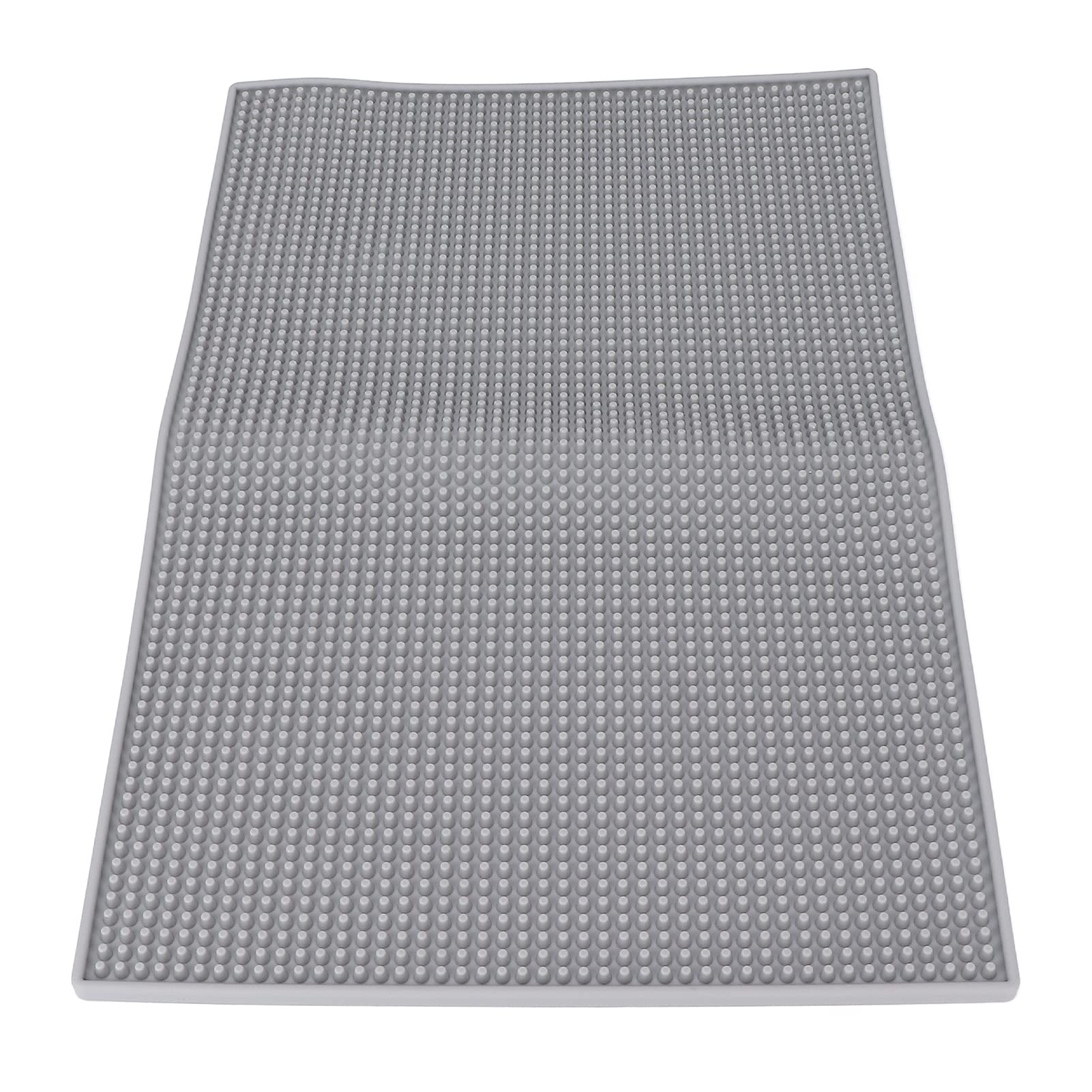 Professional Hairdressing Tools Mat - Grey Non-Slip Styling Pad with Strong Adsorption & Heat Resistance for Barber Salon | Perfect for Hair Cutting, Coloring & Styling Workstations