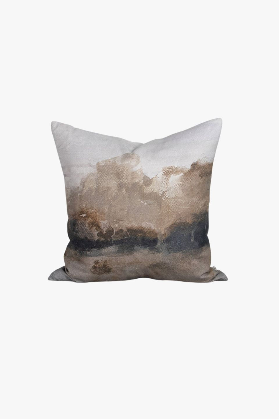 Seraphine Blue Grey Multi Feather Throw Pillow Cushion Cover 50x50cm - Soft Decorative Accent for Sofa, Bed, or Living Room
