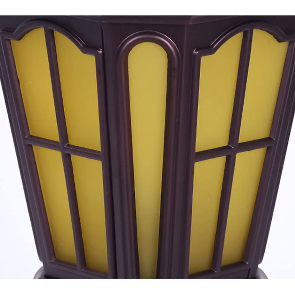 Frosted Glass Aluminum Outdoor Pole Lanterns - Waterproof Garden Post Lights for Patio, Pathway & Pier Lighting | Durable Weatherproof Pillar Lamps for Landscape, Yard & Driveway Decor