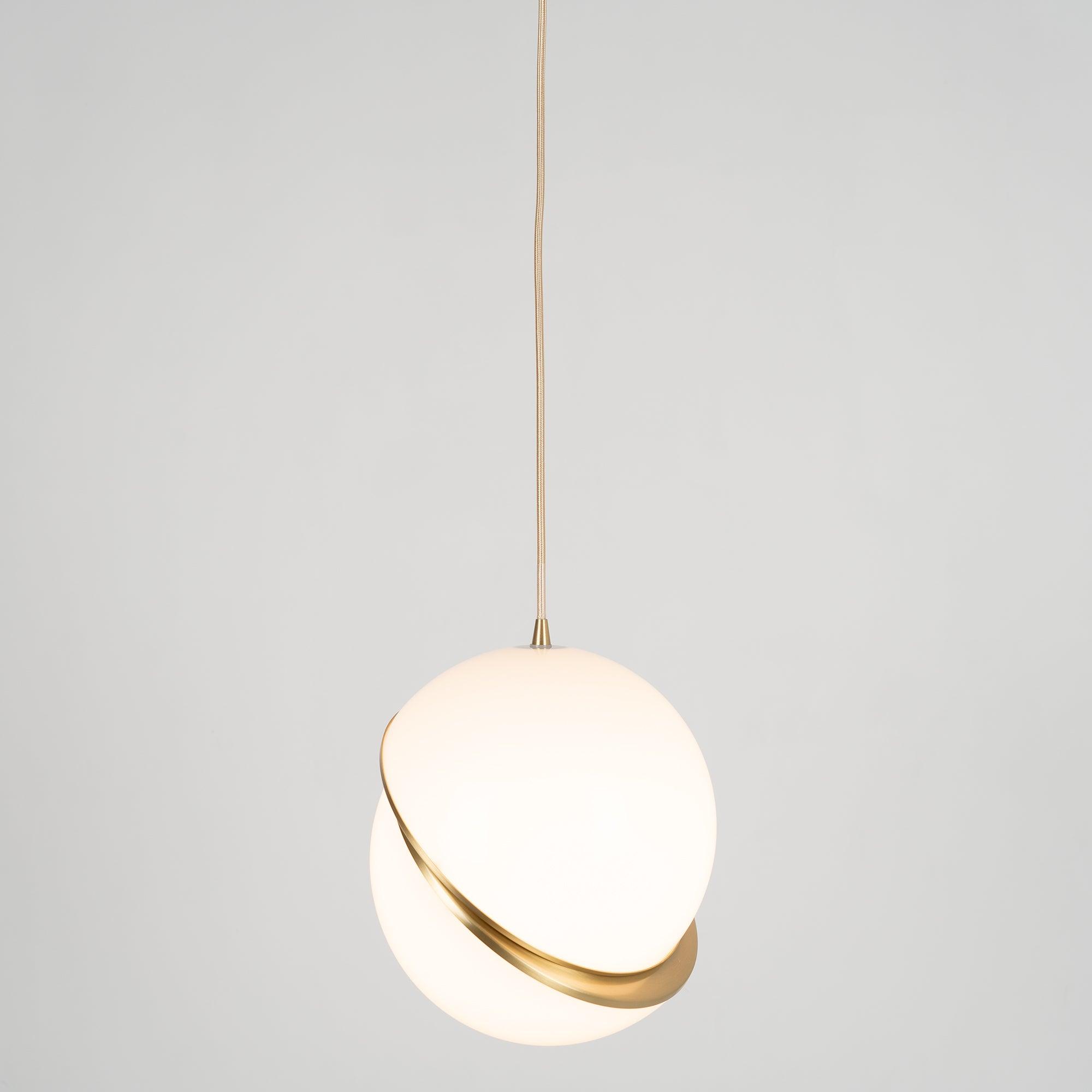 Modern Crescent Moon Pendant Light - Elegant LED Hanging Fixture for Bedroom, Living Room & Dining Room - Stylish Home Decor & Ambient Lighting