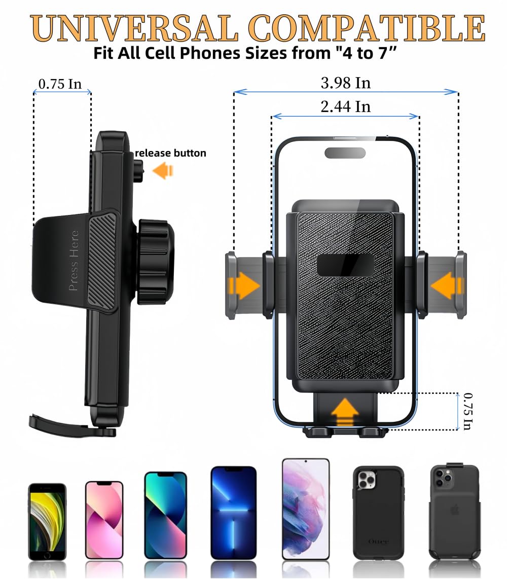 360° Rotatable Car Phone Holder for 4-7
