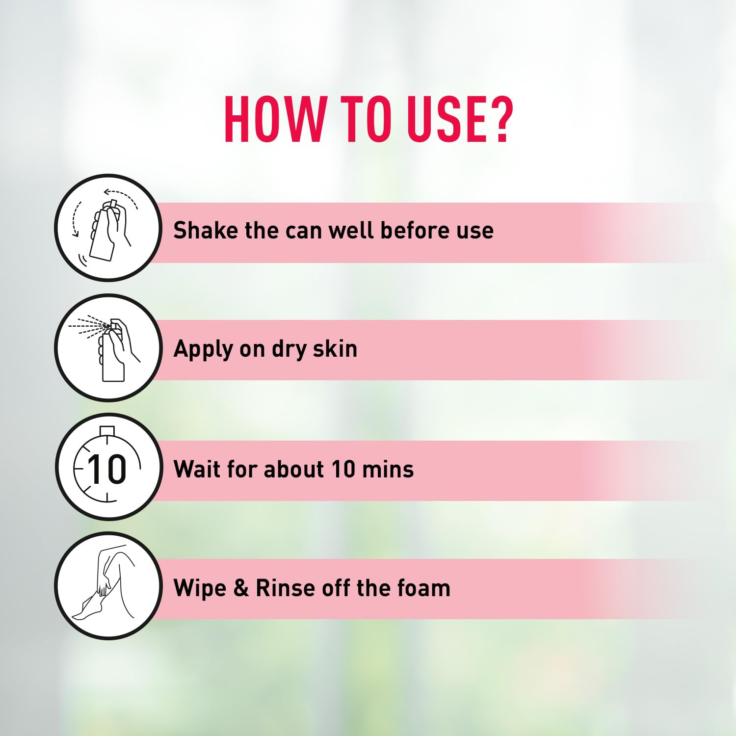 Sirona Hair Removal Spray Foam with Aloe Vera & Rose Extract | 10-Minute Hair Remover for Legs, Arms & Underarms | Paraben-Free & Dermatologist Tested | 200ml | Smooth Skin for Summer Dresses & Beach Vacations