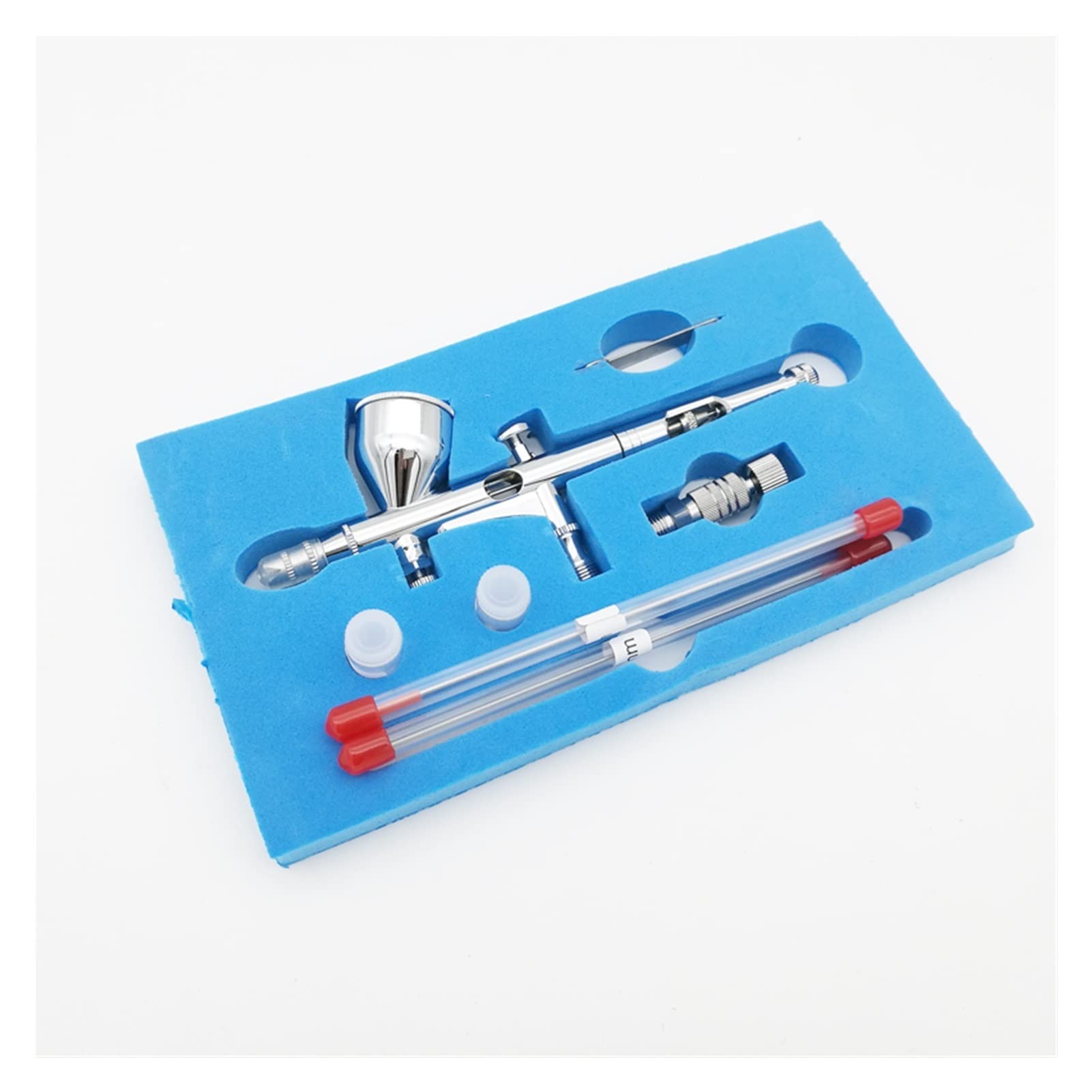 Professional Dual Action Airbrush Kit - 0.2/0.3/0.5mm Needle Spray Gun for Body Painting, Nail Art, Tattoo, Cake Decorating & DIY Projects - Perfect for Furniture, Fence, Car, Bicycle Customization & Hobby Crafts