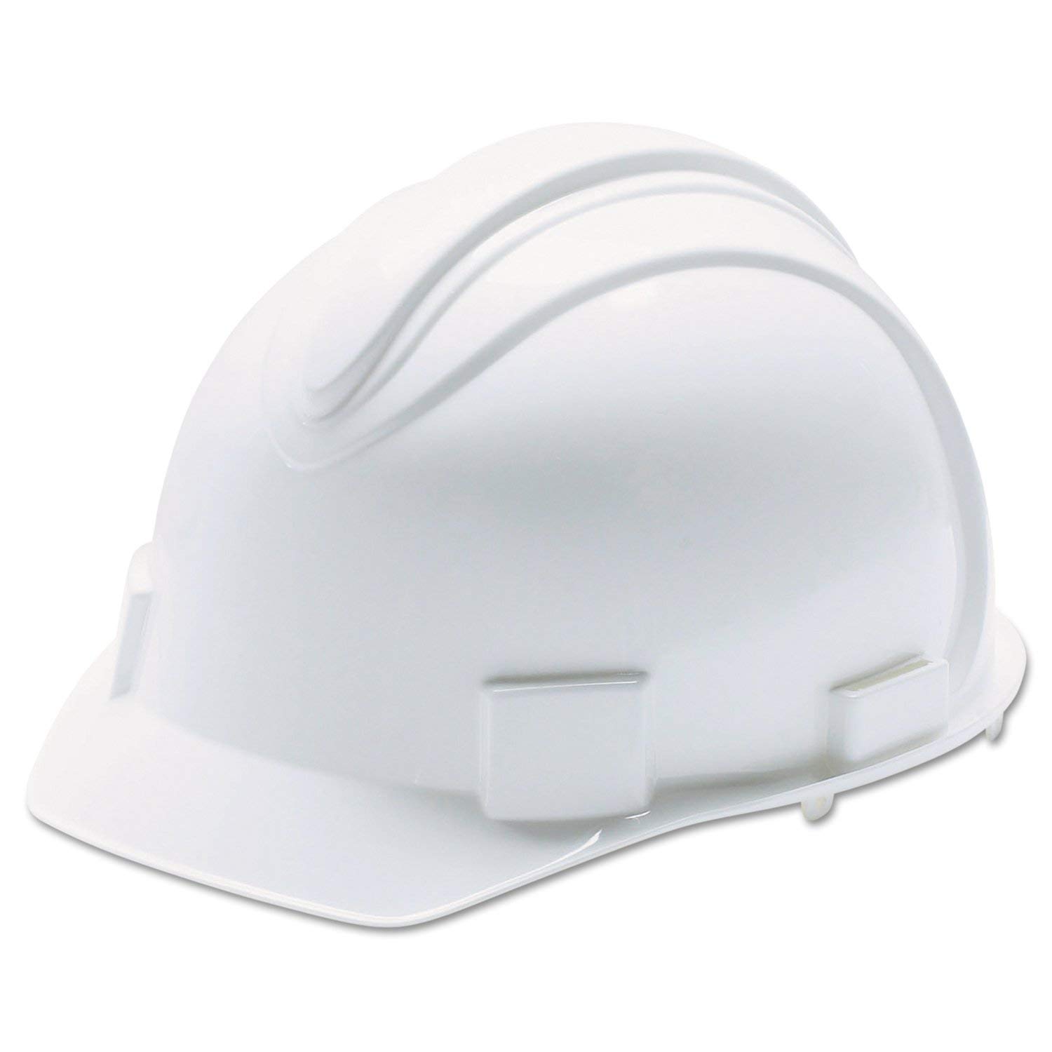 Jackson Safety 20392 CHARGER Hard Hats with 4-Point Ratchet Suspension - ANSI Certified White Safety Helmet for Construction, Industrial & Warehouse Work
